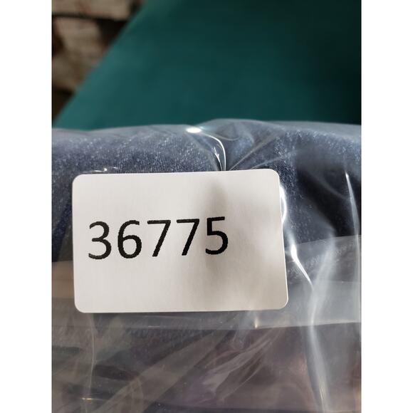 Levis 505 Jeans Size 16 Womens Blue Stretch Pants Mid Rise Curvy Straight - Picture 14 of 14